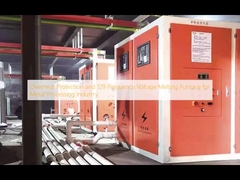 Protection contre la surchauffe et 129 four de fusion à tension de fréquence pour l'industrie de la transformation des métaux