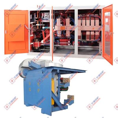 Fours à induction en acier à haute sécurité pour l'or Temps de fusion court Durée élevée