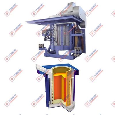 Économie d'énergie Système de four à induction électrique de fusion