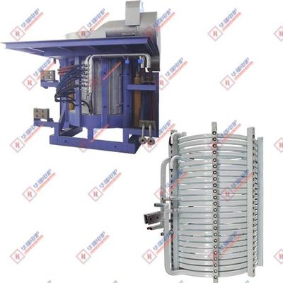 Forneau de fusion de cuivre en laiton de sécurité avec efficacité de fusion rapide et économie d'énergie élevée