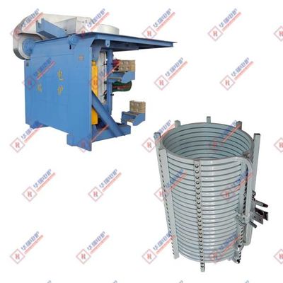 Économie d'énergie élevée Forneau de fusion de cuivre en bronze Faible niveau de bruit Haute fiabilité