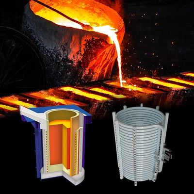 Système de four à induction électrothermique à fréquence moyenne économe en énergie