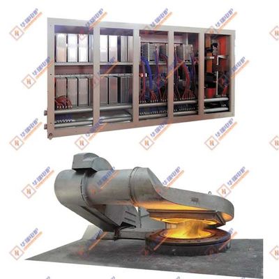 Forneau à induction à fréquence moyenne pour la fusion de l'acier