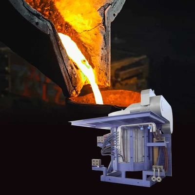 Forneau à induction à haute durabilité pour la fusion de l'acier à faible bruit et à faible taux de défaillance