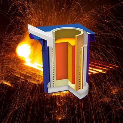 Forneau de fusion d'acier à économie d'énergie personnalisé