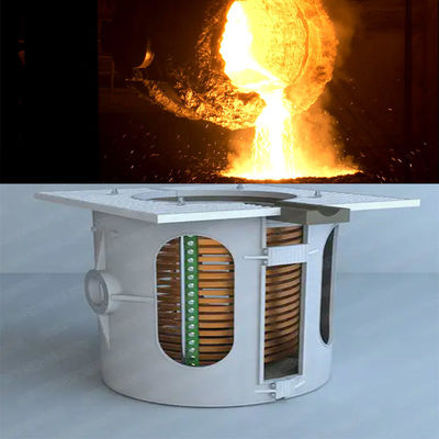 Système de fonderie à induction à faible entretien pour la fusion du cuivre Technologie auto-développée