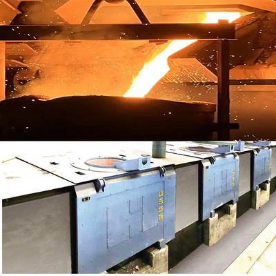 Temps de fusion rapide Fourneau de fusion de fer Haute durabilité tout au long du processus de fonctionnement Service après-vente